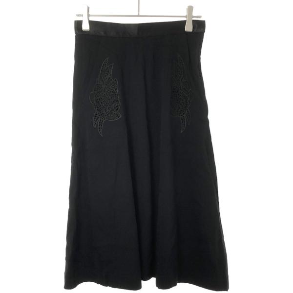 TOGA PULLA トーガ プルラ 15SS Embroidery Georgette Skirt