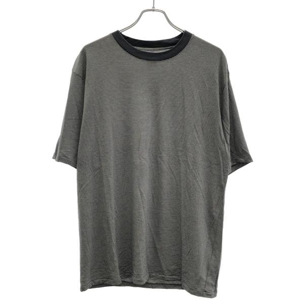 Batoner バトナー 20ss ウォッシャブルウール　ボーダーt サイズ3 BATONER（バトナー） TROPICAL WOOL T-SHIRT トロピカルウールボーダー