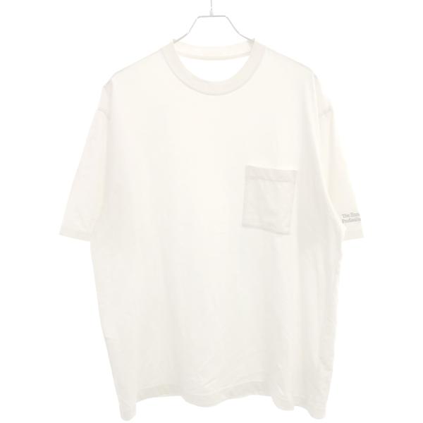 the ennoy professional / Tシャツ/L/コットン/WHT/SS22BRENCT04NTL/袖ロゴ刺繍/Pocket Tee/22SS ENNOY THE ENNOY PROFESSIONAL エンノイプロフェッショナル 22SS
