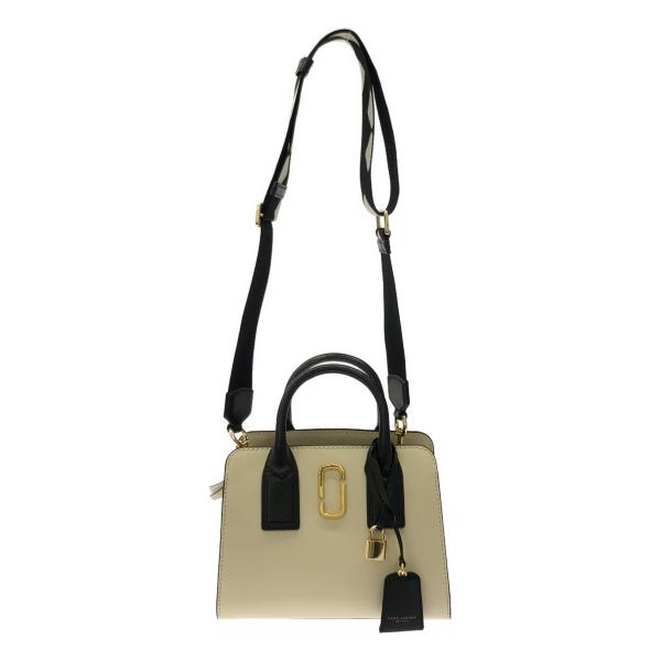 MARC JACOBS マーク ジェイコブス Little Big Shot リトルビッグショット ショルダーバッグ 092060-01 アイボリー×ブラック ITGOJGE8ROLM