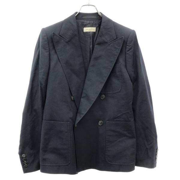 DRIES VAN NOTEN テーラードジャケット サイズ46 ネイビー DRIES VAN NOTEN（ドリス ヴァン ノッテン） ダブルブレスト