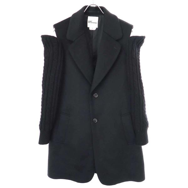 mu 23aw 新品 noir kei ninomiya コート noir kei ninomiya ノワール ケイ ニノミヤ 23AW オープンニット