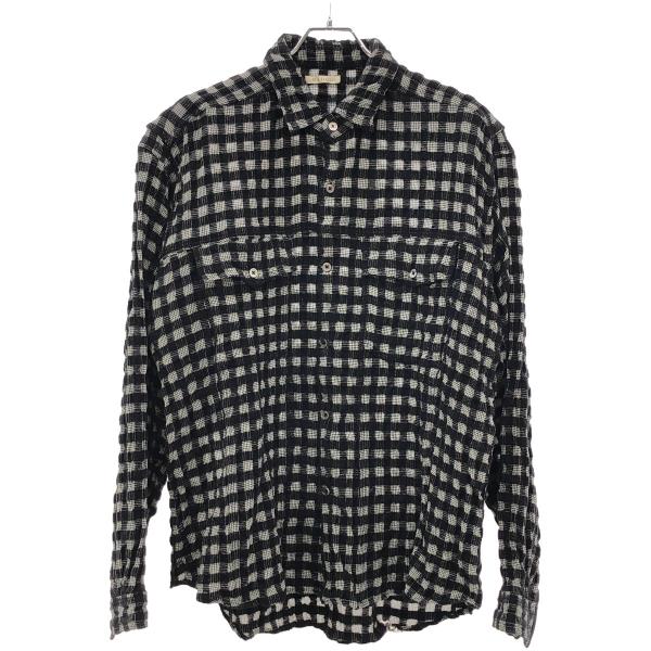 HEUGNユーゲン Bobby Check チェック 長袖シャツ HEUGN ユーゲン 22AW Bobby Check ウールボビーチェックシャツ SHIRT