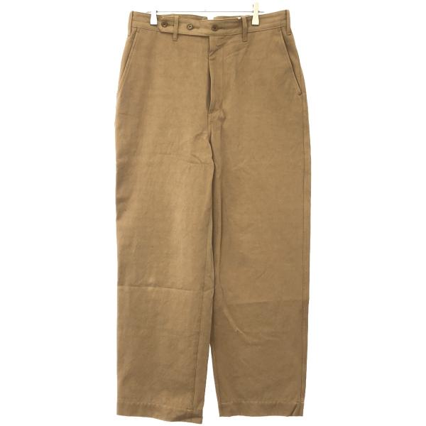 ULTERIOR アルテリア BIZEN GABARDINE MILITARY PANTS 備前ギャバジン ミリタリーパンツ トラウザーパンツ ULPT26-EC67U ベージュ 4 ULTERIOR アルテリア BIZEN GABARDINE MILITARY PANTS 備前ギャバジン