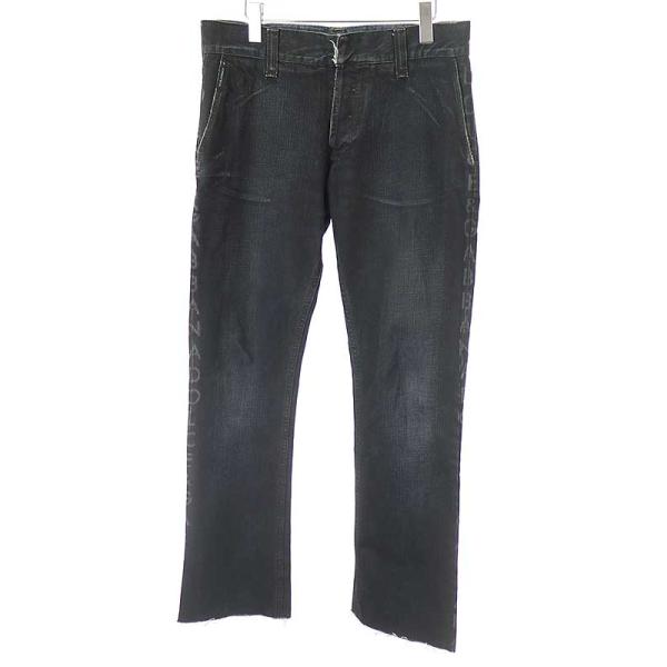 DOLCE&GABBANA ドルチェ＆ガッバーナ 後染めペイントダメージ加工  