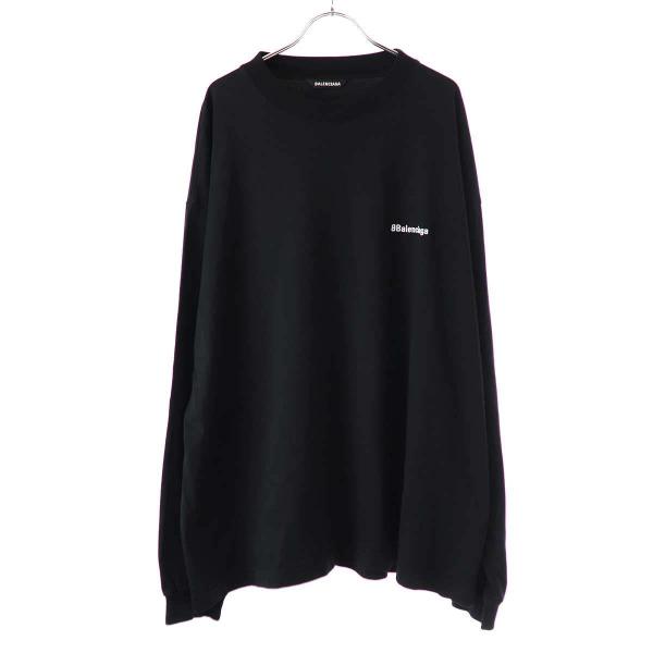 BALENCIAGA バレンシアガ ロゴエンブロイダリー ロングスリーブTシャツ