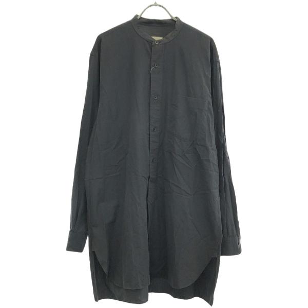 COMOLI（コモリ） 22AW バンドカラーシャツ W03-02002 ネイビー 2