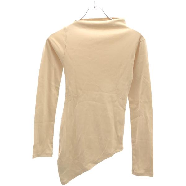 JANE SMITH - JANE SMITH ジェーンスミス 24AW  COTTON JERSEY ASYMMETRY PULLOVER アシンメトリーカットソー 24WCT-633L ベージュ 38 JANESMITH JANE SMITH ジェーンスミス 24AW COTTON JERSEY