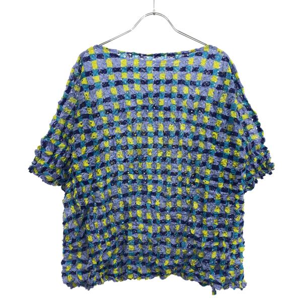me ISSEY MIYAKE ミーイッセイ ミヤケ 25SS DRAWING CHECK LACE