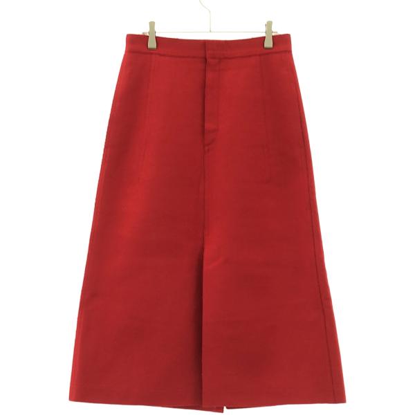 BLAMINK ブラミンク ウールメルトンスカート 7924-299-0124 レッド 38