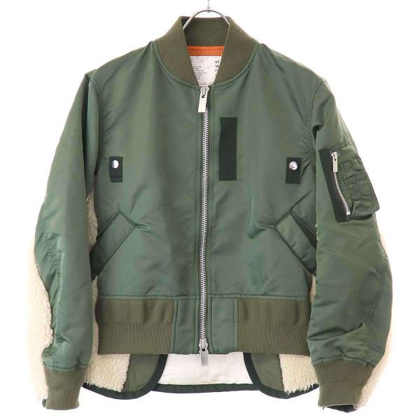 sacai サカイ 21AW Nylon Twill Mix Blouson ナイロンツイル sacai サカイ 21AW Nylon Twill Mix Blouson ナイロンツイル