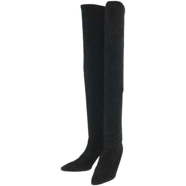 値下！箱保存袋付き美品✨マノロブラニク　VARENNA　スウェード　黒　35.5 圧倒的な美しさと高揚感。大人が投資したい【名品シューズ】 | VERY NaVY