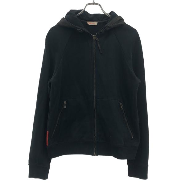 希少‼️PRADA SPORTS フード付きメッシュフーディー PRADA（プラダ） 12SS ナイロンフード スウェットパーカー SJC185
