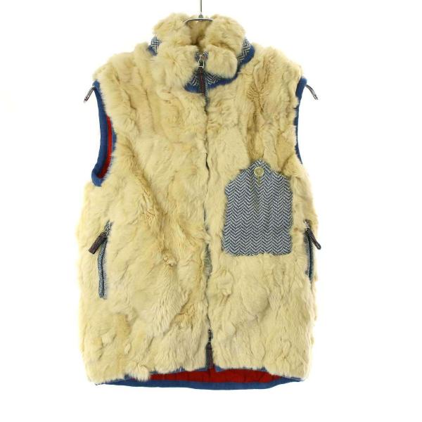 45R - 45R フォーティファイブアール 19AW ラビットファーのベスト 7081025 ベージュ系 0 45R（フォーティファイブアール） 19AW ラビットファーのベスト