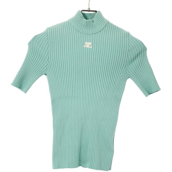 courreges Courreges クレージュ 23SS RIB KNIT SHORT SLEEVES courreges Courreges クレージュ 23SS RIB KNIT SHORT SLEEVES