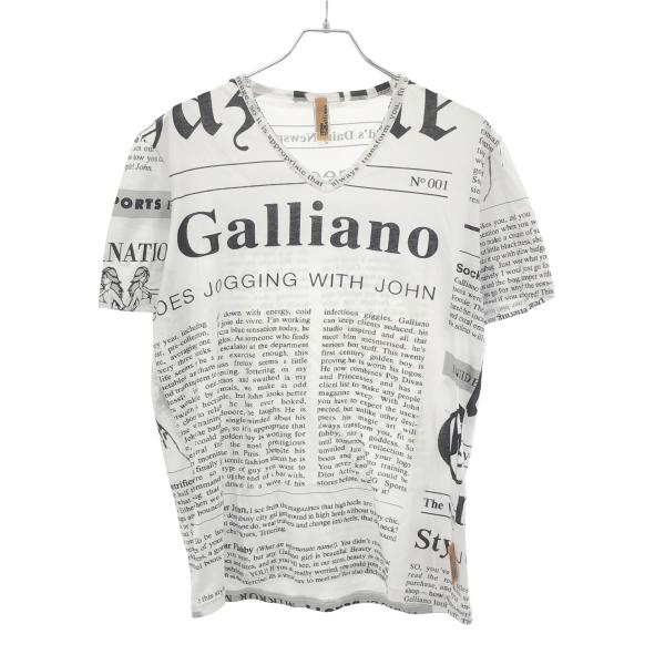 GALLIANO (ガリアーノ) オフショルダー グラフィックTシャツ 半袖 楽天市場】John Galliano（Tシャツ・カットソー｜トップス）：メンズ