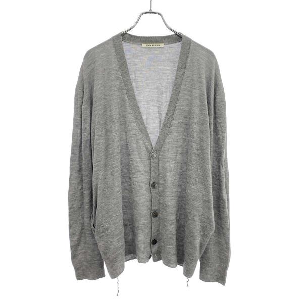 SEVEN BY SEVEN セブンバイセブン CASHMERE KNIT CARDIGAN カシミヤニットカーディガン  グレー - ITJVYD68ZNX0