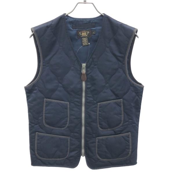 Double RL RRL ダブルアールエル ジップアップキルティングベスト