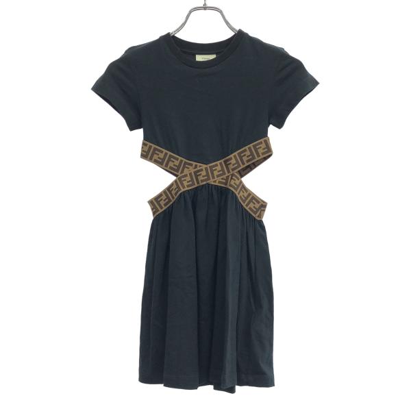 FENDI KIDS フェンディ キッズ FFロゴクロス ワンピース JFB330 7AJ
