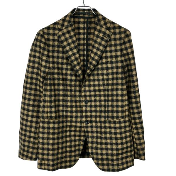 TAGLIATORE タリアトーレ チェックテーラードジャケット ブラウン