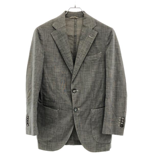 Luigi Bianchi Mantova テーラードジャケット Luigi Luigi Bianchi Mantova ルイジ ビアンキ マントヴァ 2Bコットン