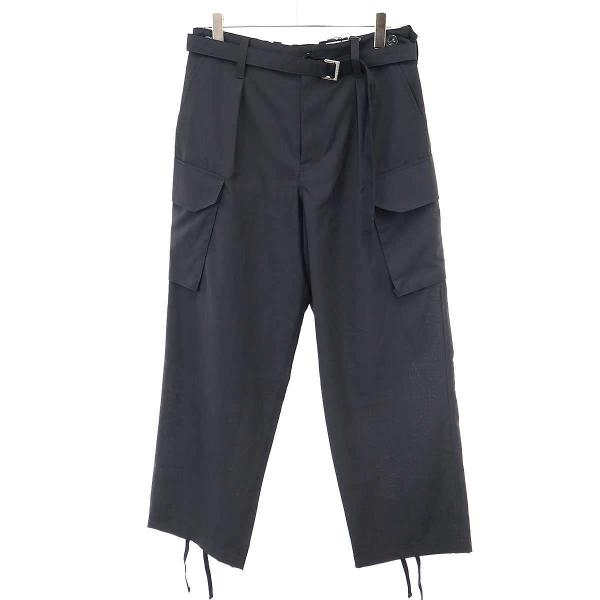 sacai 24ssウールカーゴパンツ sacai（サカイ） 24SS Rip Stop Pants リップストップ カーゴパンツ 24