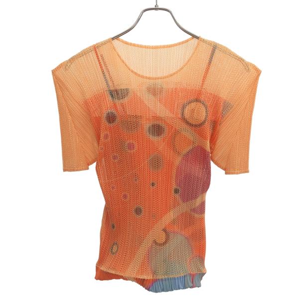 199990 ISSEY MIYAKE イッセイミヤケ 半袖Tシャツ PLEATS PLEASE