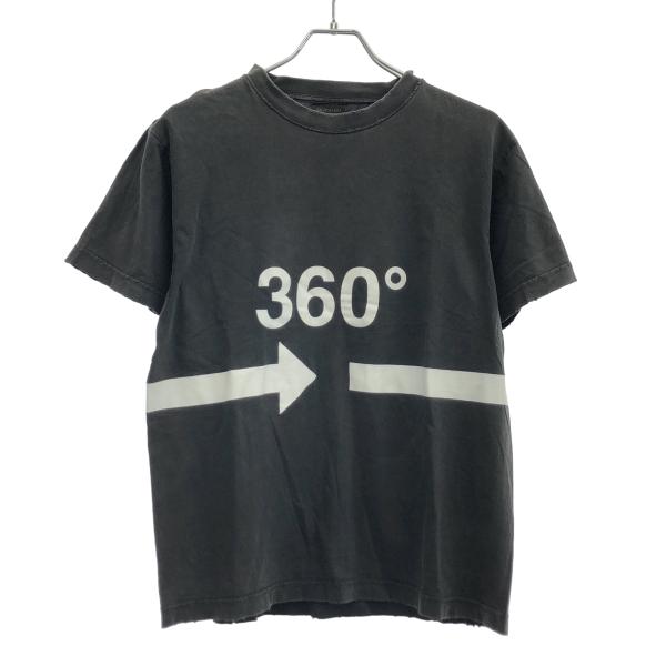 BALENCIAGA バレンシアガ 360 TUBULAR ダメージ加工Tシャツ 713879 グレー S BALENCIAGA（バレンシアガ） 360 TUBULAR ダメージ加工Tシャツ 713879