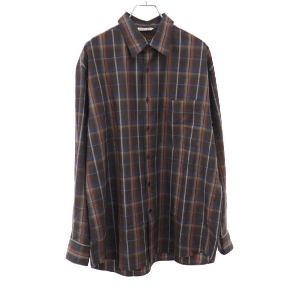 AURALEE オーラリー 24AW SUPER LIGHT WOOL CHECK SHIRT スーパー 