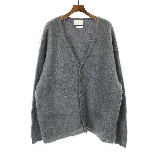 YOKE ヨーク 21AW LOOSED MOHAIR CARDIGAN ルーズモヘヤニットカーディガン グレー ブルー 3 YK21AW0282S ITLFC9CPNXOO YOKE ヨーク 21AW LOOSED MOHAIR CARDIGAN ルーズモヘヤニットカーディガン グレー ブルー 3 YK21AW0282S ITLFC9CPNXOO