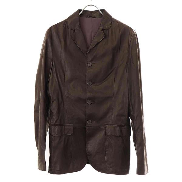 BOTTEGA VENETA（ボッテガ・ヴェネタ） レザーテーラードジャケット