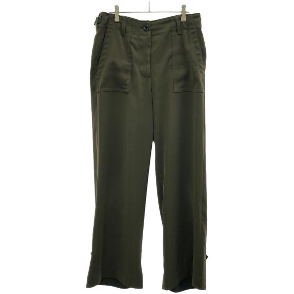 sacai サカイ 20AW ポリエステルベイカーパンツ 20-05148 カーキ