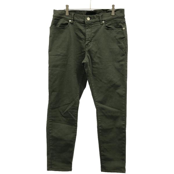 ★美品★ junhashimoto 16CM BIAS PANTS カーキ 4 junhashimoto（ジュンハシモト） 24AW 5POCKET WARM PANTS ストレッチ