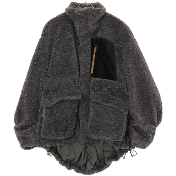 【未使用に近い】クヌースマーフ Knuth Marf ボアジャケット modescape_rc-itm1nmxo358g-erze