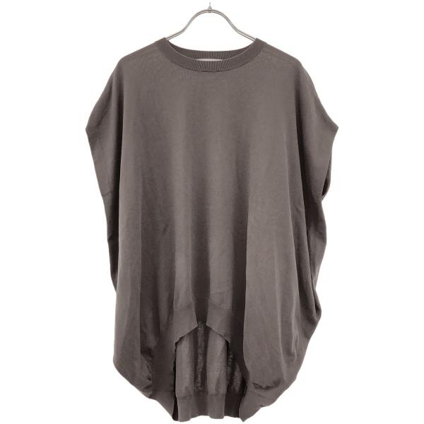 ENFOLD（エンフォルド） ノースリーブコットンニットトップス 300FS270