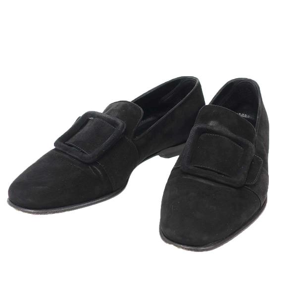 MANOLO BLAHNIK スエード タッセルローファー MANOLO BLAHNIK（マノロブラニク） スウェードレザーローファー