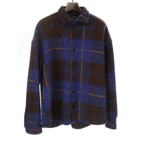 Self SELF MADE セルフ メイド 17AW シャギーウールチェックシャツ 