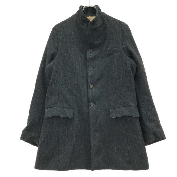 BERGFABEL（バーグファベル） ツイードストライプコート ネイビー系