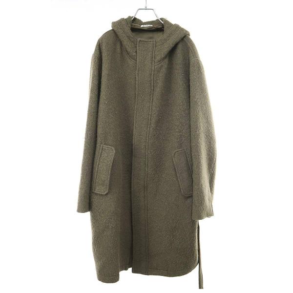 AURALEE（オーラリー） 23AW BRUSHED ALPACA WOOL MELTON HOODED COAT