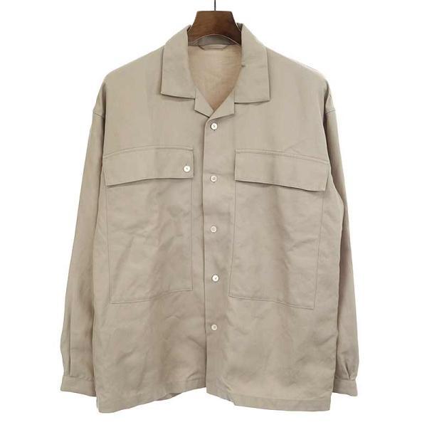 SEEALL シーオール 21SS OPEN COLLAR POCKET SHIRTS オープンカラー 