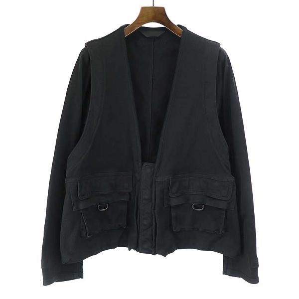 ESSAY エッセイ 19SS マリンブルゾン ブラック M メンズ ESSAY エッセイ 19SS マリンブルゾン ブラック M メンズ