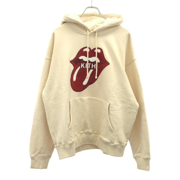 KITH キス 25AW The Rolling Stones Box Logo Nelson ボックスロゴロゴネルソンフーディー KHM033222 アイボリー M KITH（キス） 25AW The Rolling Stones Box Logo Nelson ボックス