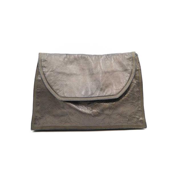LOEWE ロエベ アナグラムロゴメタリックショルダーバッグ ブロンズ 