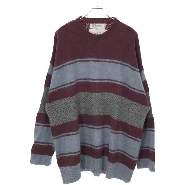 DAIRIKU モヘアニット　セーター DAIRIKU ダイリク 21AW Molly Border Mohair Knit オーバー