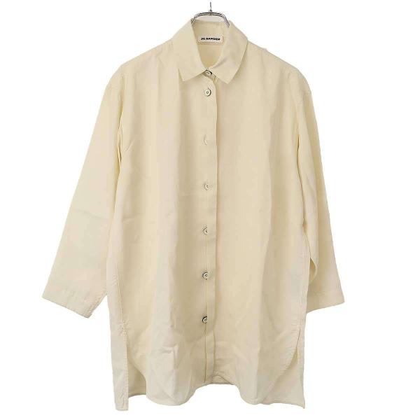 JIL SANDER（ジルサンダー） 23SS SHIRT 38 七分袖 レーヨンシャツ