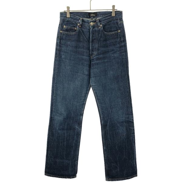 A.P.C. ストレートデニム ワイドフィット　美品 A.P.C.（アーペーセー） A.P.C セルヴィッジストレートデニムパンツ