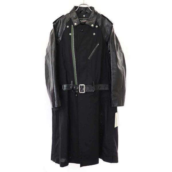sacai sacai×Schott サカイ×ショット 22AW Leather Suiting Coat sacai sacai×Schott サカイ×ショット 22AW Leather Suiting Coat