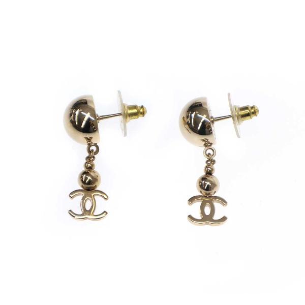 シャネル　ピアス　ボール CHANEL シャネル 21SS ココマークボールピアス B21 S ゴールド