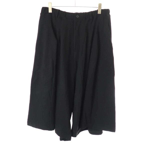 Yohji Yamamoto POUR HOMME ヨウジヤマモト プールオム 24AW HIGHLAND JERSEY TUCK PANTS ハイランドジャージータックパンツ HO-T26-083 ブラック 3 Yohji Yamamoto（ヨウジヤマモト） Yohji Yamamoto POUR HOMME