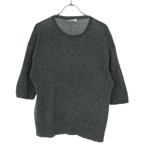 MADISON BLUE マディソンブルー 24AW STONE WASH CREW NECK H/S PO MNS